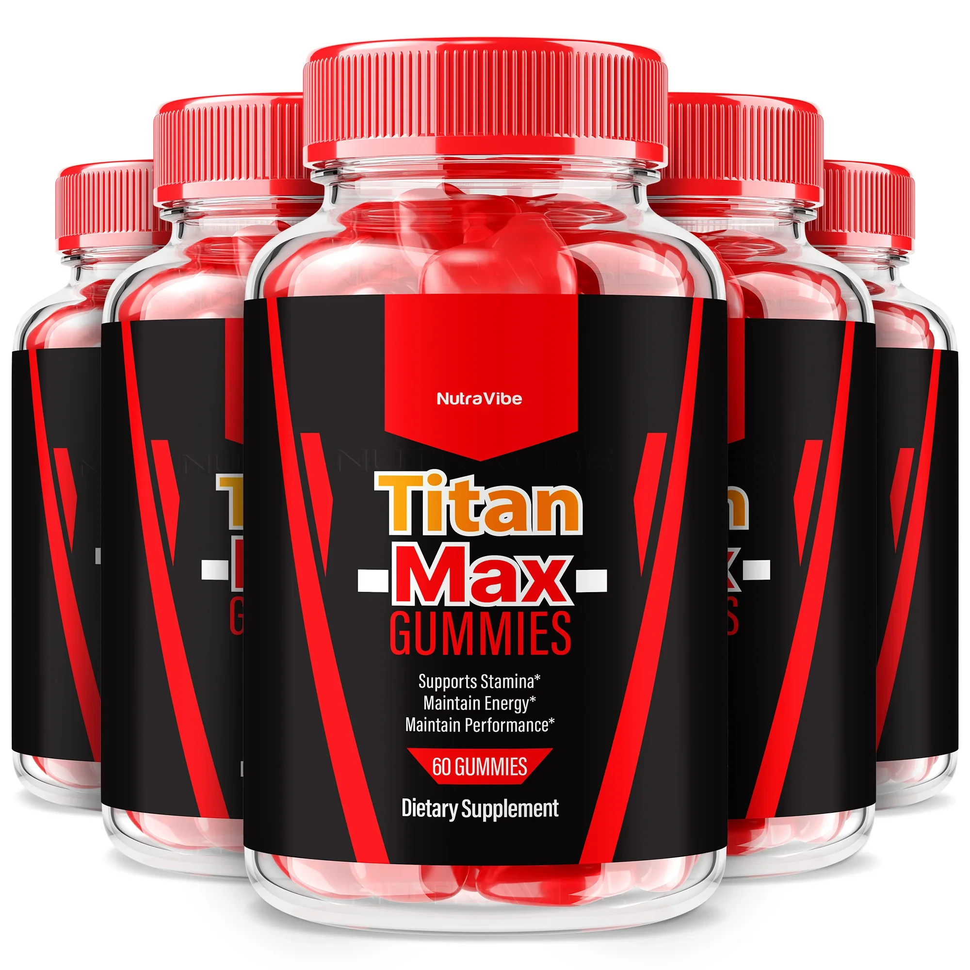 Titan Max Gummies   6 bottles